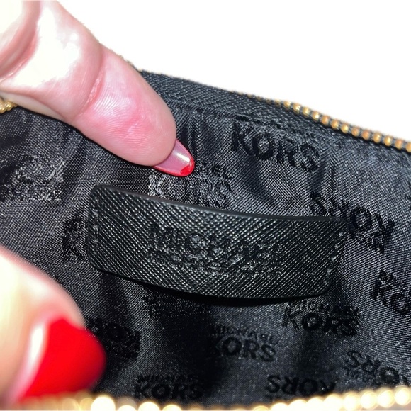 MICHAEL Michael Kors Black Double Zip Wristlet - Picture 9 of 11